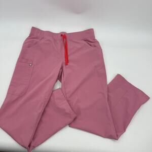 Figs Pink Straight Leg Pants